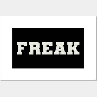 Freak Word Posters and Art